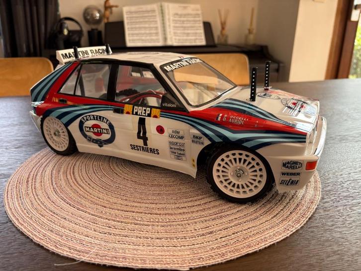 Tamiya Lancia Delta Integrale 1/10, Hobby en Vrije tijd, Modelbouw | Radiografisch | Auto's, Nieuw, Auto onroad, Elektro, Schaal 1:10