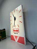 Ancienne horloge publicitaire Veedol, Collections, Table lumineuse ou lampe (néon), Utilisé, Enlèvement ou Envoi