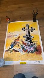 Cauvin Hardy G.Raf Zerk affiche gesigneerd, Ophalen of Verzenden, Gebruikt