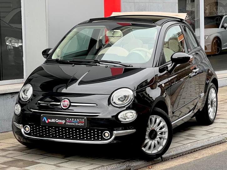 Fiat 500C Cabriole1.2i*GARANTIE 1an*BT.AUTO*2021*19.000km, Auto's, Fiat, Bedrijf, Te koop, 500C, ABS, Airbags, Android Auto, Apple Carplay