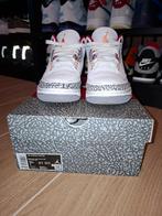 Air Jordan 3 “Cardinal Red” – Maat 40.5 – CT8532‑126, Comme neuf, Enlèvement, Blanc, Jordan