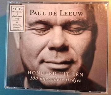 5cd box. Paul de Leeuw. 100 bijzondere liedjes. beschikbaar voor biedingen