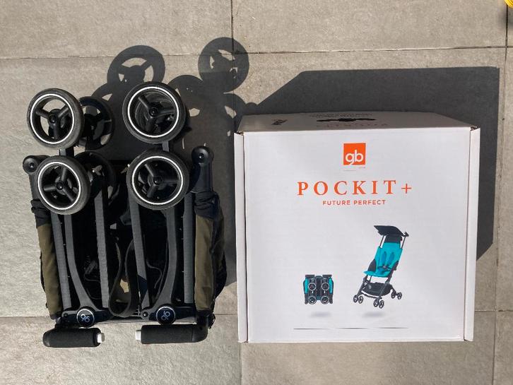 Goodbaby Pockit Plus Lizard Khaki, Enfants & Bébés, Buggys, Utilisé, Autres marques, Dossier réglable, Ombrelle, Enlèvement