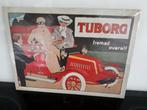 Oude kartonnen reclame Tuborg, Ophalen of Verzenden, Zo goed als nieuw