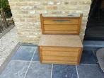 Houten opbergkist/bank, Tuin en Terras, Tuinbanken, Ophalen, Gebruikt, Hout