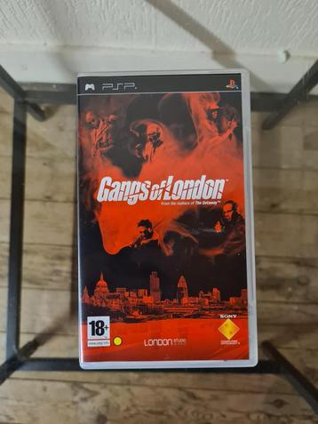 PSP Spel - Gangs of London: originele doos + handleiding, Enlèvement ou Envoi, Comme neuf, Aventure et Action, À partir de 18 ans