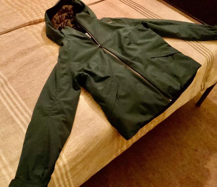 Donzen Groene Jas Decathlon Piste 500, Kleding | Heren, Jassen | Winter, Zo goed als nieuw, Maat 52/54 (L), Groen, Ophalen