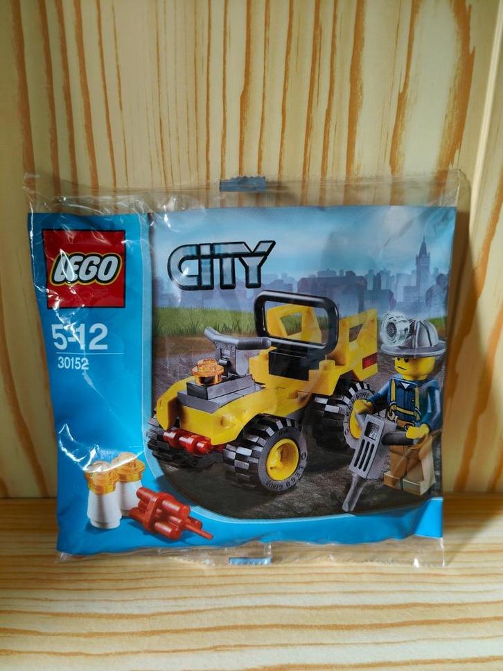 NIEUW - Lego 30152 - City - Mining quad, Kinderen en Baby's, Speelgoed | Duplo en Lego, Nieuw, Lego, Complete set, Ophalen of Verzenden