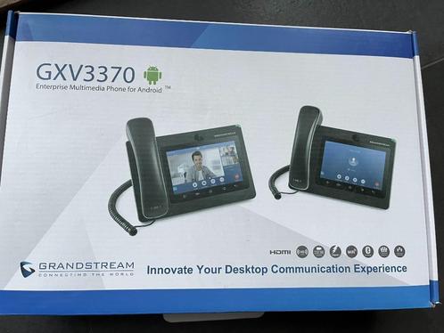 Grandstream GXV3370 VoIP telefoontoestel, Telecommunicatie, Vaste telefoons | Niet Draadloos, Zo goed als nieuw, Ophalen