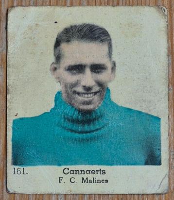 1930s (pre panini) 161 Karel Cannaerts F.C. Malinois KVM beschikbaar voor biedingen