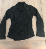 Geklede blouse met pailletten, Ophalen of Verzenden, Zo goed als nieuw, Maat 36 (S), Zwart
