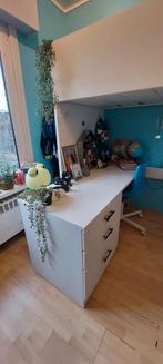 Hoogslaper met kast en bureau., Kinderen en Baby's, Kinderkamer | Stapelbedden en Hoogslapers, Ophalen, Hoogslaper