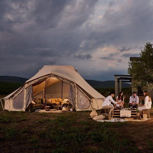 Billy Joe kaki tent, Caravans en Kamperen, Tenten, tot en met 6, Zo goed als nieuw, Ophalen