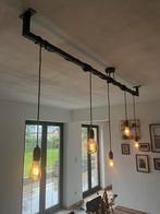 Industriële staal hanglamp custom made 180cm Philips hue, Huis en Inrichting, Lampen | Hanglampen, Ophalen, Zo goed als nieuw