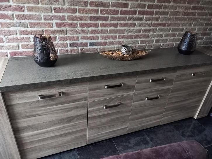 Dressoir, Huis en Inrichting, Kasten | Dressoirs, Gebruikt, 50 tot 100 cm, Met lade(s), Met deur(en), Met plank(en), Overige houtsoorten
