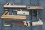 houtbewerking: bankschroef spindel + 4 schaven + 4 tools, Ophalen of Verzenden