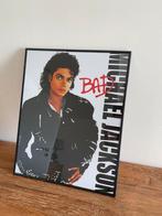 Poster in zwarte kader Michael Jackson, Verzamelen, Ophalen, Zo goed als nieuw