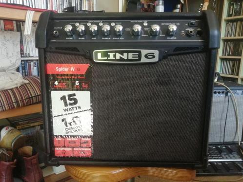 LINE6 Spider IV 15 gitaarversterker, Muziek en Instrumenten, Versterkers | Bas en Gitaar, Zo goed als nieuw, Gitaar, Minder dan 50 watt