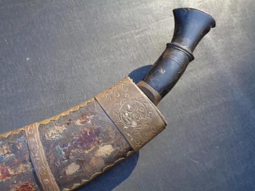 Oud Gurkha mes met schede, Verzamelen, Militaria | Algemeen, Overige soorten, Mes of Dolk, Ophalen of Verzenden