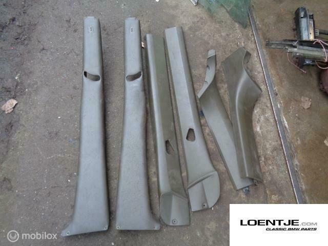 Afdekkap B-stijl en deurpanelen bmw e24 628 630 635 csi etc, Auto-onderdelen, Interieur en Bekleding, BMW, Gebruikt, Ophalen of Verzenden