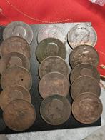 France+ Italia,15 stuks  10 decimes +1 st, Ophalen of Verzenden, Frankrijk, Setje