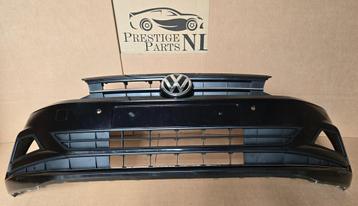 Voorbumper Volkswagen Polo 2G AW 4xPDC ORGINEEL BUMPER LC9X