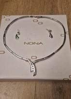 Nona halsketting + oorbellen set, Handtassen en Accessoires, Ophalen, Zo goed als nieuw