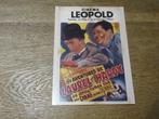 POSTKAART AFFICHE GENT FILMSTAD CINEMA LEOPOLD LAUREL HARDY, Enlèvement ou Envoi, Comme neuf, Film, Photo ou Carte
