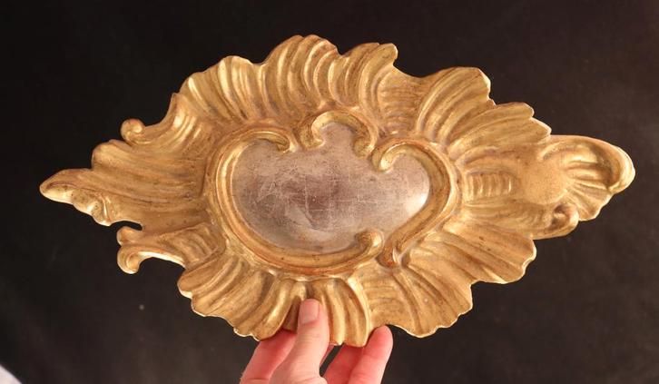 Verguld antiek houtsnijwerk, Antiek en Kunst, Kunst | Beelden en Houtsnijwerken, Ophalen of Verzenden