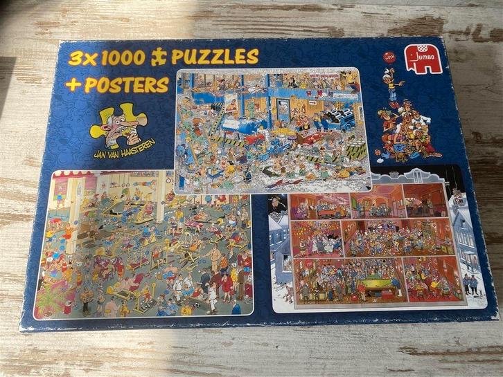 Jan van haasteren - the big leak at the gym grand cafe [s390, Hobby en Vrije tijd, Denksport en Puzzels, Zo goed als nieuw, Verzenden