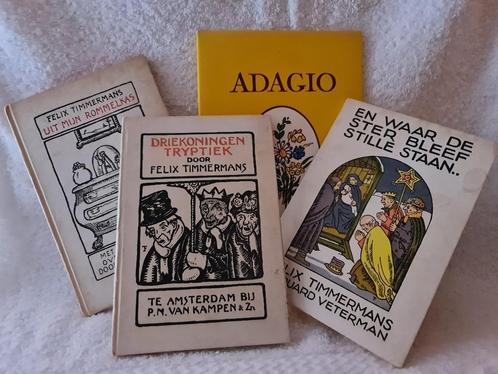 Felix Timmermans - Adagio, Rommelkas, Driekoningen, de Ster, Boeken, Literatuur, Gelezen, België, Ophalen of Verzenden