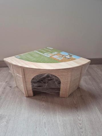AniOne hoek huis knaagdieren 30x30x18. Nieuw verpakt. beschikbaar voor biedingen