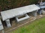 tuinbank in blauwe steen met leeuwenkoppen, ruime keuze, Tuin en Terras, Ophalen, Nieuw