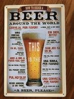 Blikken bierplaat, Enlèvement