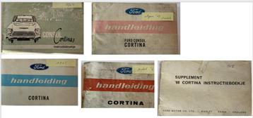 FORD  Cortina manuel d'instruction original