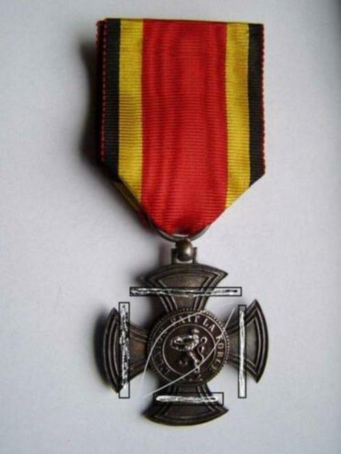 Zoek : Belgisch Protestants aalmoezeniers kruis / ereteken, Verzamelen, Militaria | Algemeen, Landmacht, Lintje, Medaille of Wings