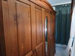 5 deurskast met spiegel .Grenen..L 250cm.D 54,5cm.H 210cm, Huis en Inrichting, Ophalen, Gebruikt