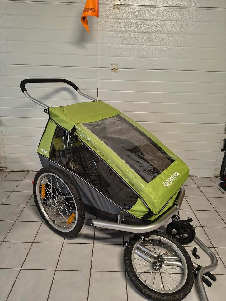 Croozer Kid pour 2 *Parfait état*, Vélos & Vélomoteurs, Accessoires vélo | Remorques, Comme neuf, Remorque pour enfant, 40 à 60 kg