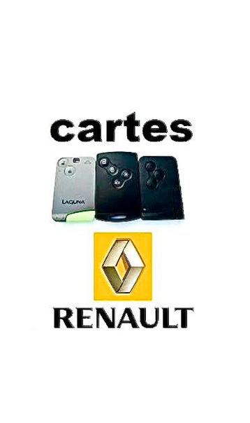 Clé carte Renault 