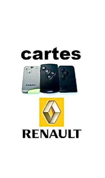 Renault-kaartsleutel, Auto-onderdelen, Dashboard en Schakelaars, Renault, Nieuw