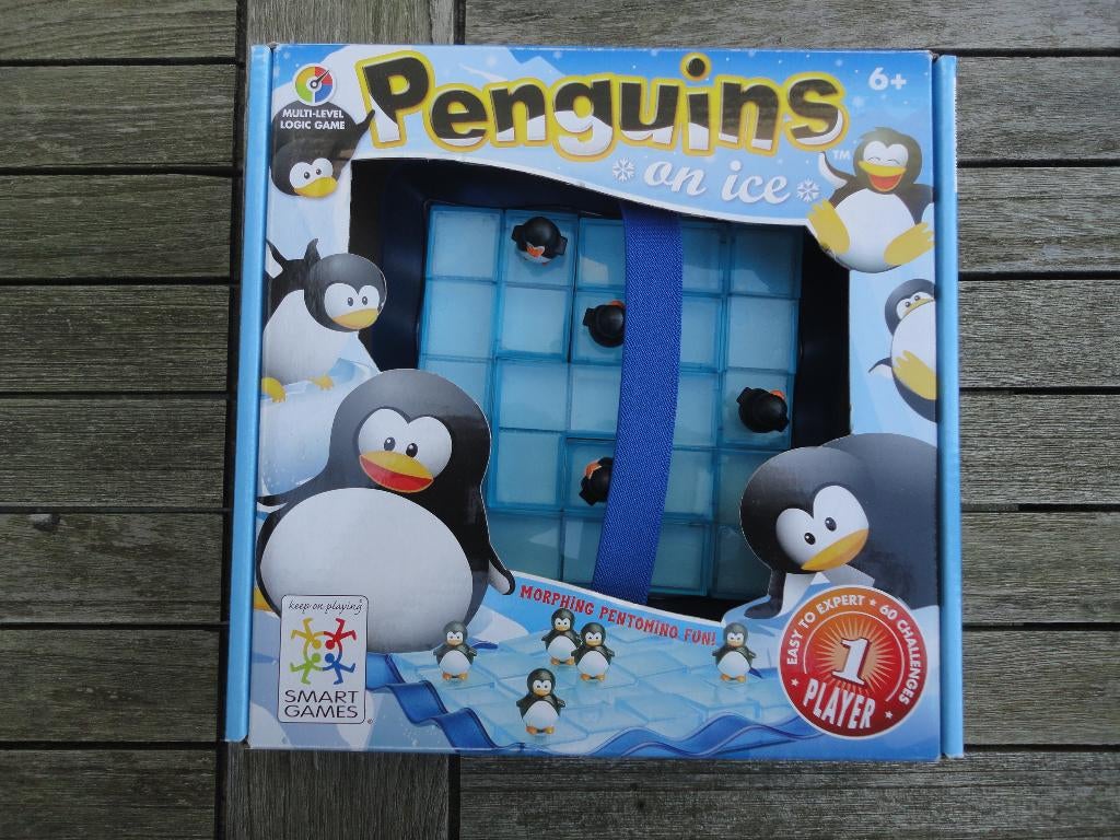 Penguins On Ice (SmartGames), Hobby en Vrije tijd, Denksport en Puzzels, Zo goed als nieuw, Ophalen of Verzenden