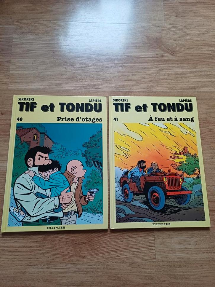 Bd Tif et Tondu 40 et 41 EO, Livres, BD, Comme neuf, Plusieurs BD, Enlèvement ou Envoi