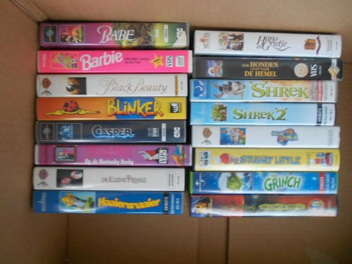 originele VHS video's familiefilms, kinderfilms, kunnen per, Cd's en Dvd's, VHS | Kinderen en Jeugd, Gebruikt, Overige soorten