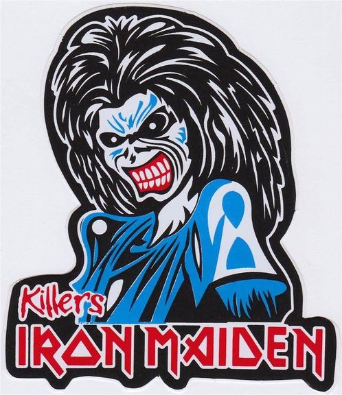 Iron Maiden sticker #3, Verzamelen, Muziek, Artiesten en Beroemdheden, Nieuw, Verzenden