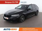 BMW 5 Serie 520 520d M Sport (bj 2023, automaat), Auto's, BMW, Automaat, Achterwielaandrijving, Zwart, Leder