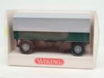 remorque de camion avec auvent - Wiking 1/87, Hobby & Loisirs créatifs, Voitures miniatures | 1:87, Enlèvement ou Envoi, Comme neuf