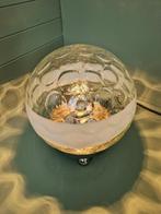 Grote tafellamp in geblazen honingraatglas, 1970, Ophalen of Verzenden