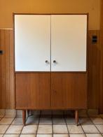 Vintage mid-century kast | highboard, Ophalen, Met deur(en), 100 tot 150 cm, Zo goed als nieuw
