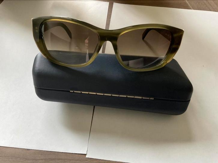 Zonnebril Jil Sander met goudmetalen afwerking, Handtassen en Accessoires, Zonnebrillen en Brillen | Dames, Verzenden