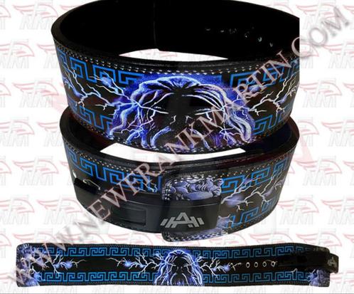Powerlifting Riem Lever Buckle Belt ZeusAnime Karakter Print, Sport en Fitness, Fitnessmaterialen, Nieuw, Halterriem, Buik, Rug